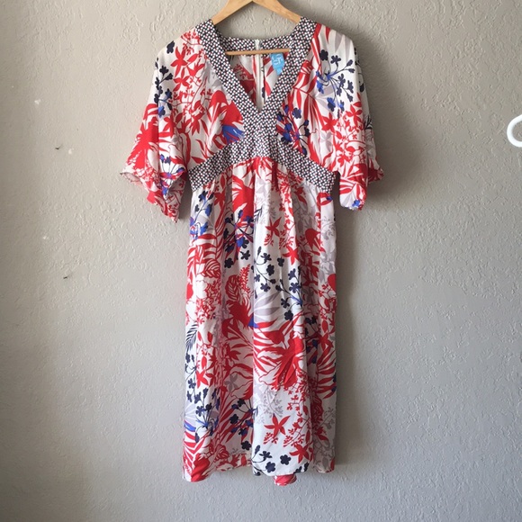 Barneys New York CO-OP Dresses & Skirts - Barney’s Co-Op Asian Print silk dress